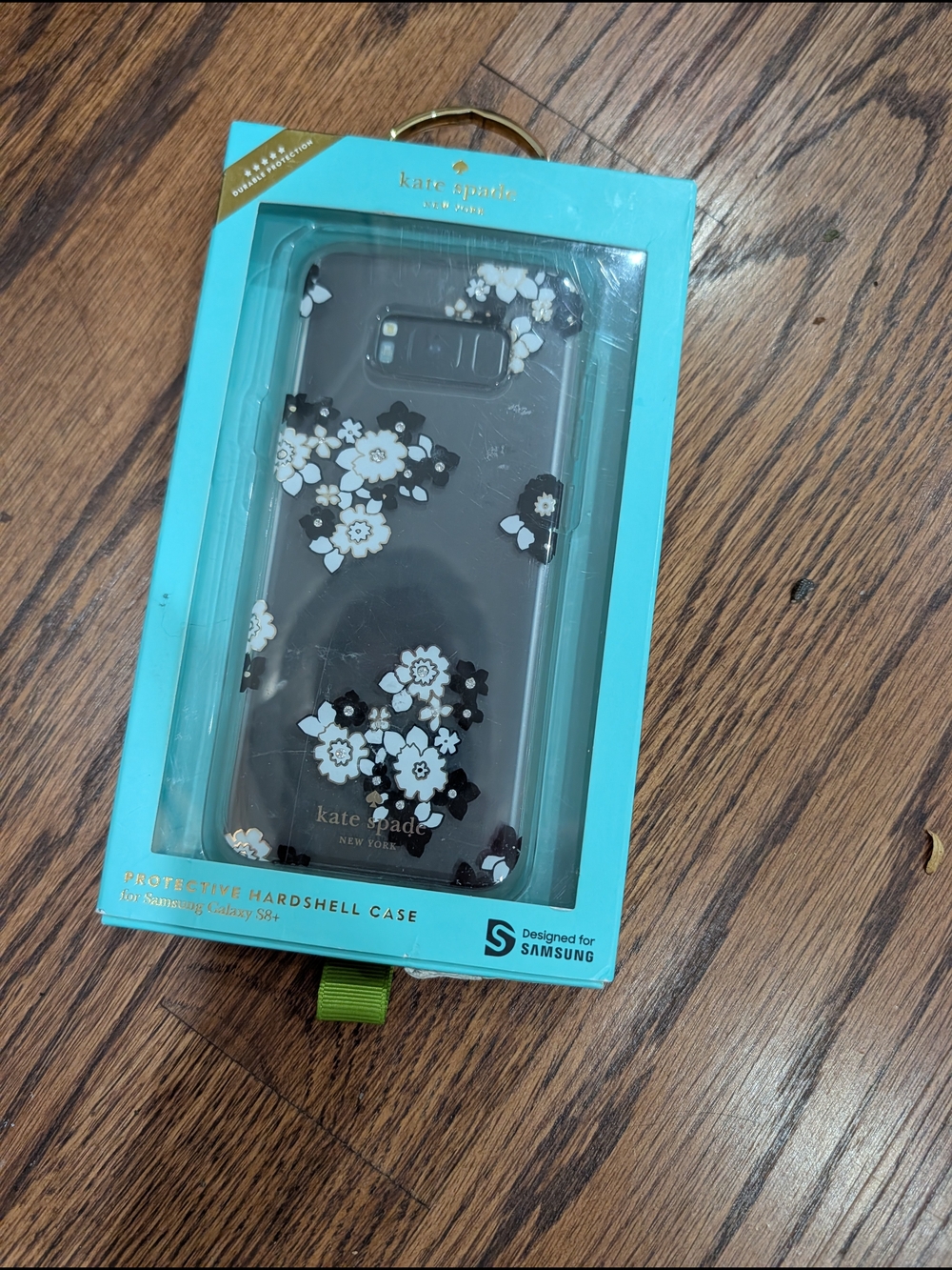 kate spade New York Black Floral Hardshell Case for Samsung S8+